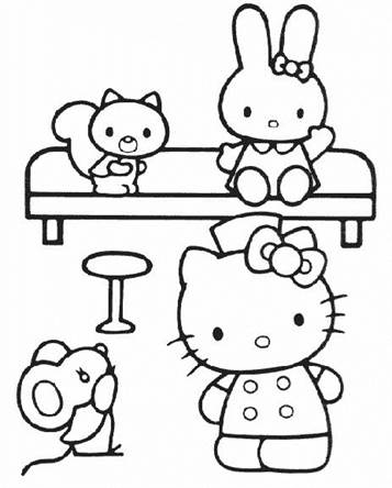 200+ Kitty Coloring Pages: Purr-fectly Adorable Fun 197
