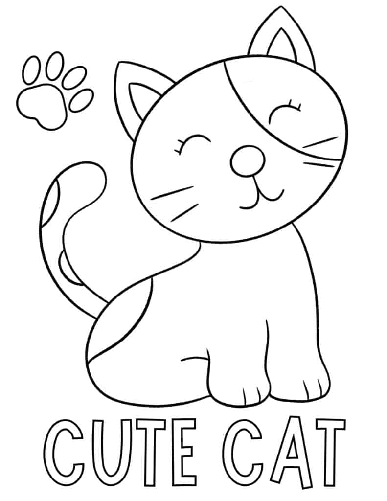 200+ Kitty Coloring Pages: Purr-fectly Adorable Fun 42