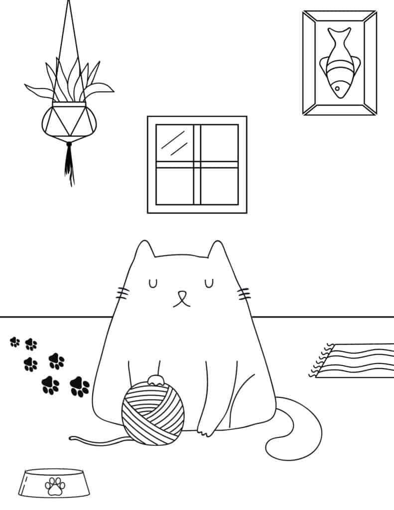 200+ Kitty Coloring Pages: Purr-fectly Adorable Fun 47