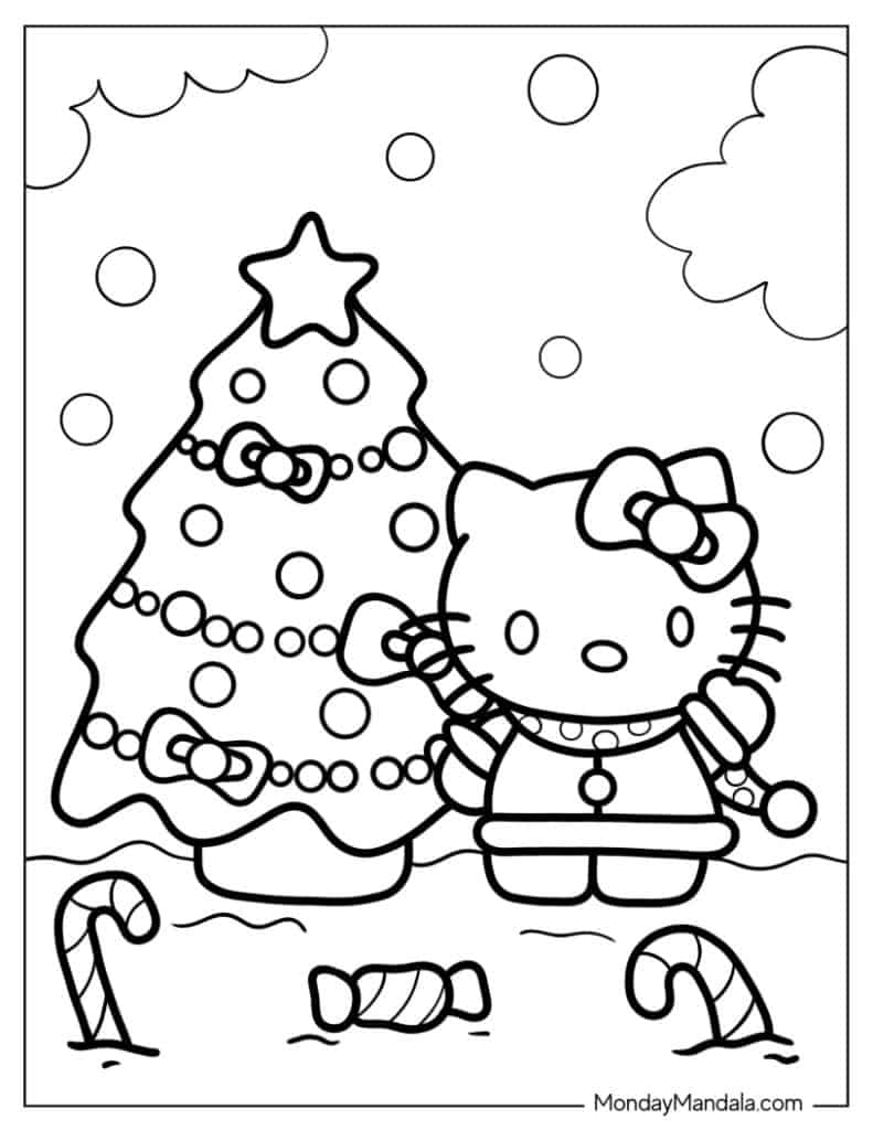 200+ Kitty Coloring Pages: Purr-fectly Adorable Fun 49