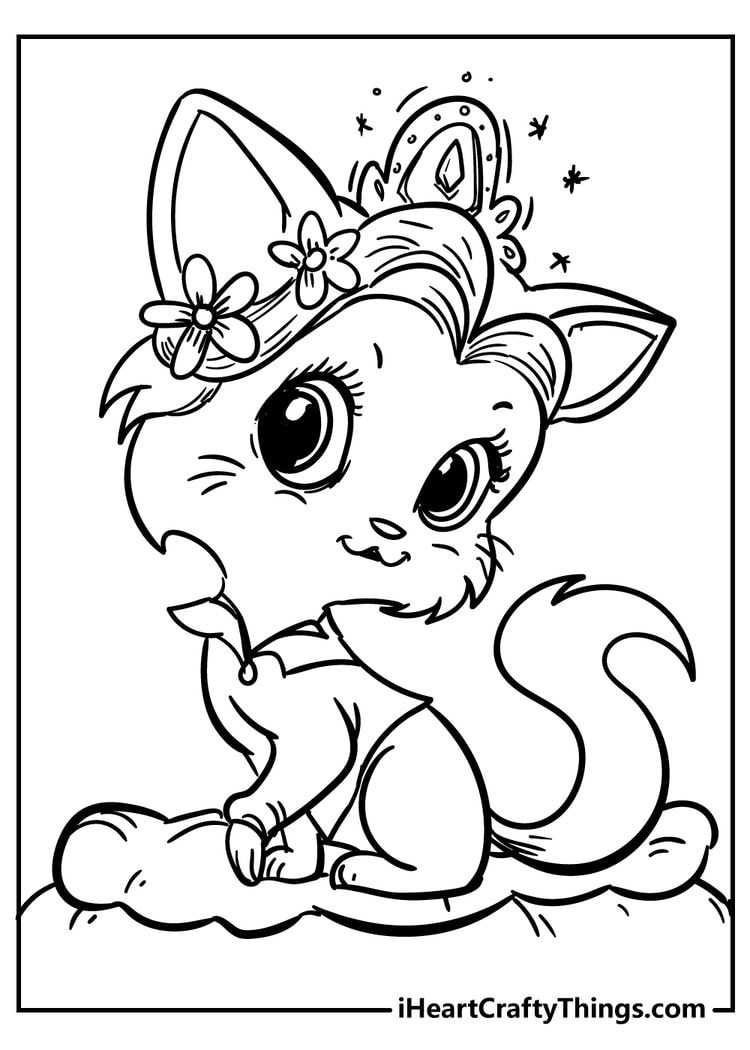 200+ Kitty Coloring Pages: Purr-fectly Adorable Fun 58