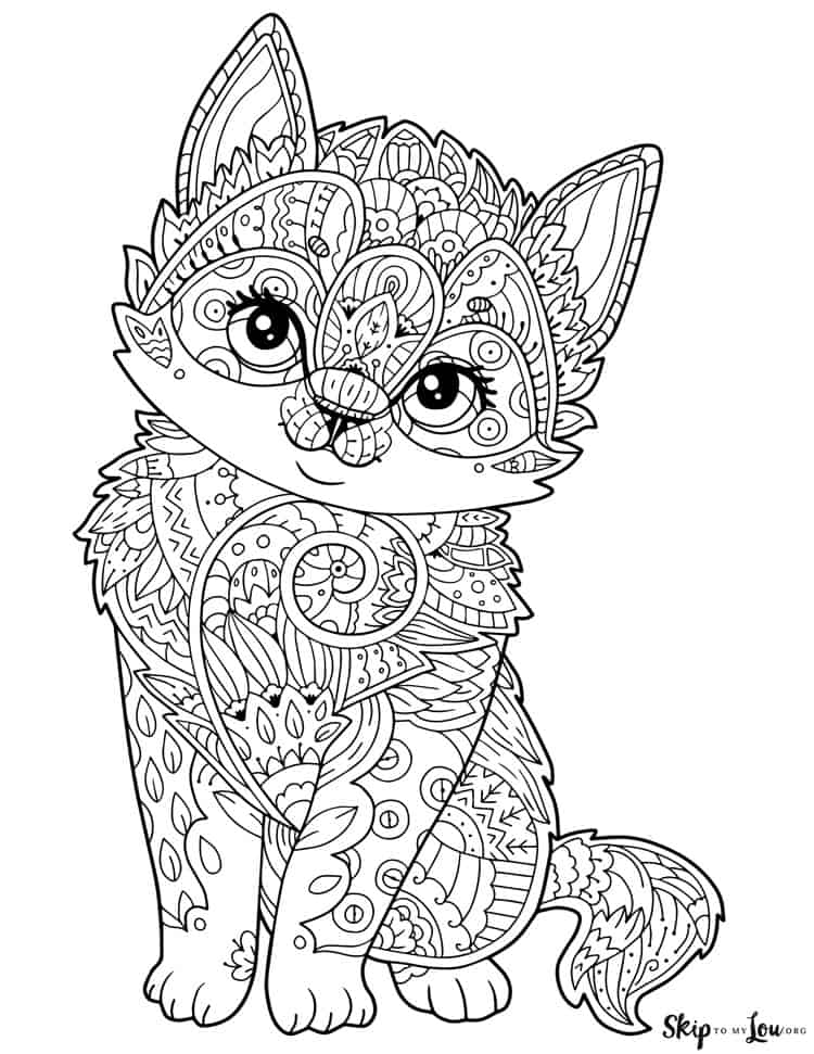 200+ Kitty Coloring Pages: Purr-fectly Adorable Fun 77