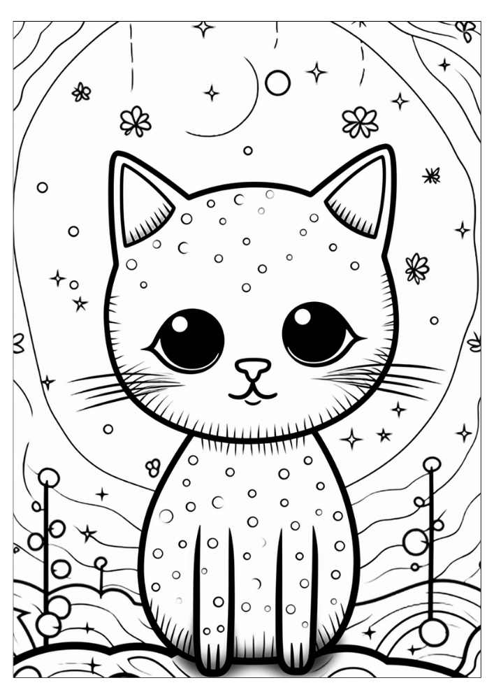 200+ Kitty Coloring Pages: Purr-fectly Adorable Fun 80