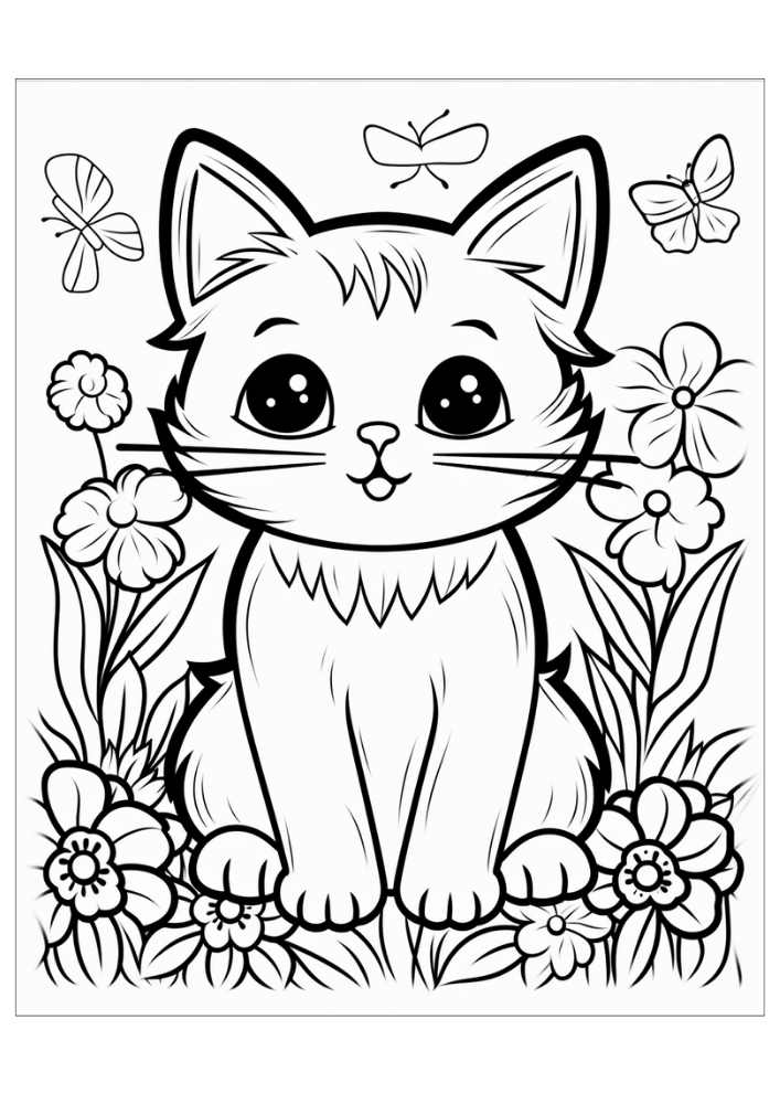 200+ Kitty Coloring Pages: Purr-fectly Adorable Fun 81