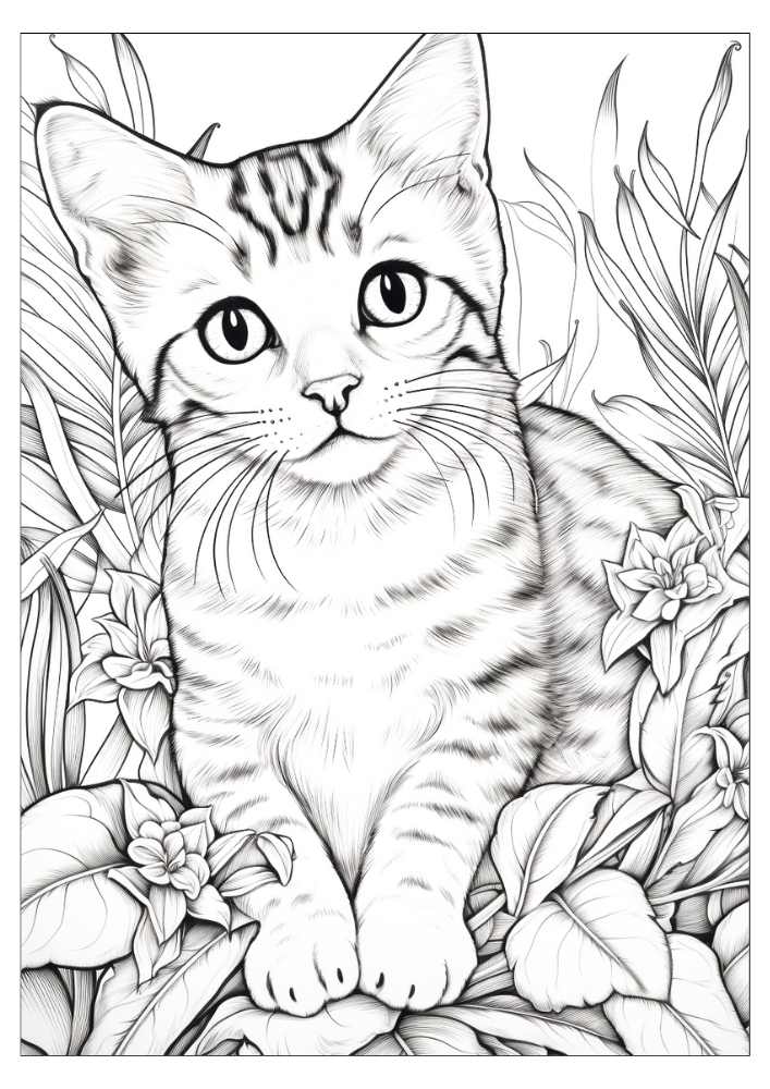 200+ Kitty Coloring Pages: Purr-fectly Adorable Fun 82