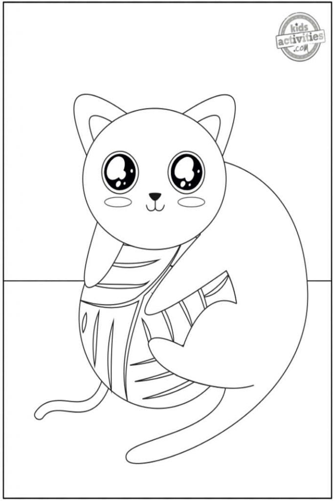 200+ Kitty Coloring Pages: Purr-fectly Adorable Fun 86