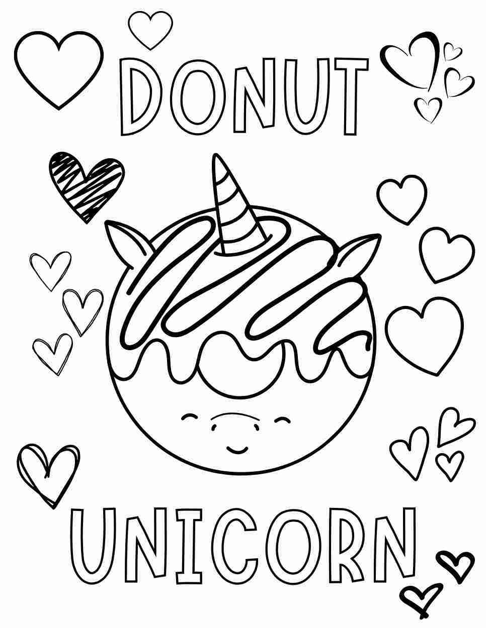 80+ Donut Coloring Pages: Sweet and Fun Designs 20