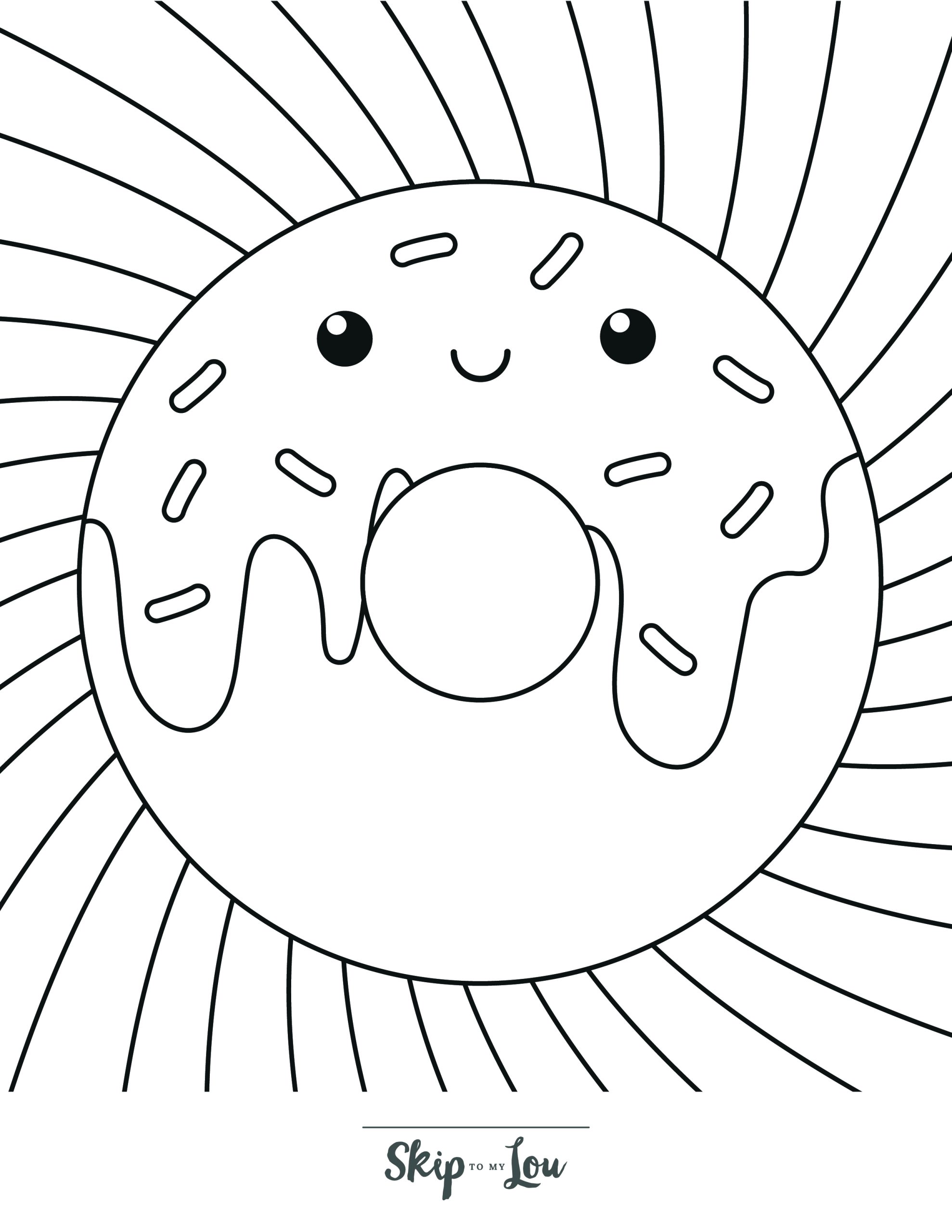 80+ Donut Coloring Pages: Sweet and Fun Designs 5