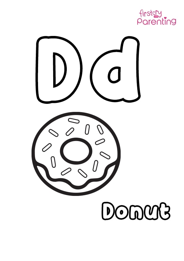 80+ Donut Coloring Pages: Sweet and Fun Designs 51