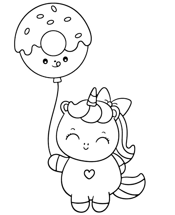 80+ Donut Coloring Pages: Sweet and Fun Designs 54