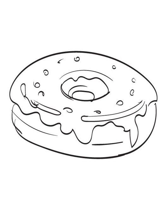 80+ Donut Coloring Pages: Sweet and Fun Designs 56