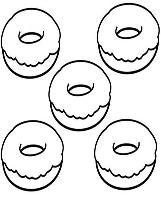 80+ Donut Coloring Pages: Sweet and Fun Designs 57