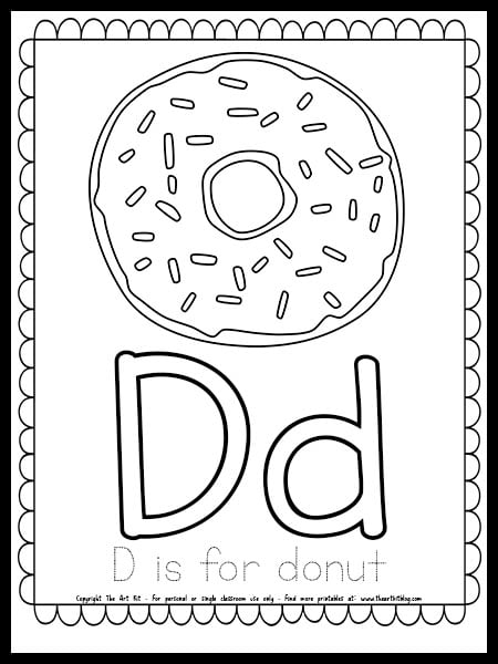 80+ Donut Coloring Pages: Sweet and Fun Designs 62