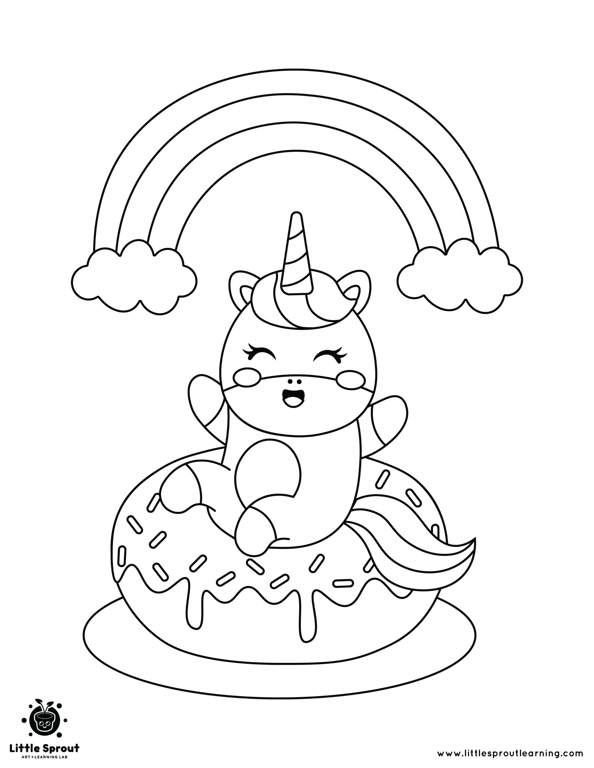 80+ Donut Coloring Pages: Sweet and Fun Designs 7