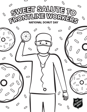 80+ Donut Coloring Pages: Sweet and Fun Designs 74