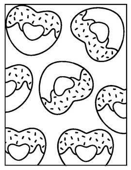 80+ Donut Coloring Pages: Sweet and Fun Designs 76