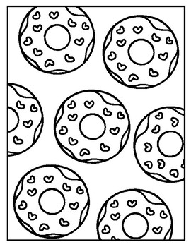 80+ Donut Coloring Pages: Sweet and Fun Designs 77