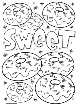 80+ Donut Coloring Pages: Sweet and Fun Designs 79