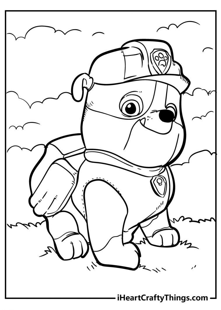 Paw Patrol Coloring Page Ideas: 100 Fun and Creative Designs for Kids 107