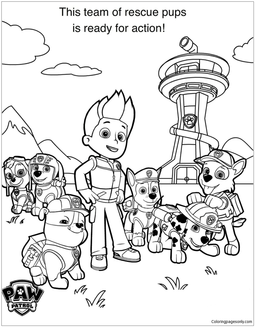 Paw Patrol Coloring Page Ideas: 100 Fun and Creative Designs for Kids 114