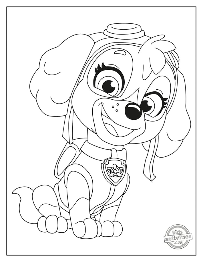 Paw Patrol Coloring Page Ideas: 100 Fun and Creative Designs for Kids 124