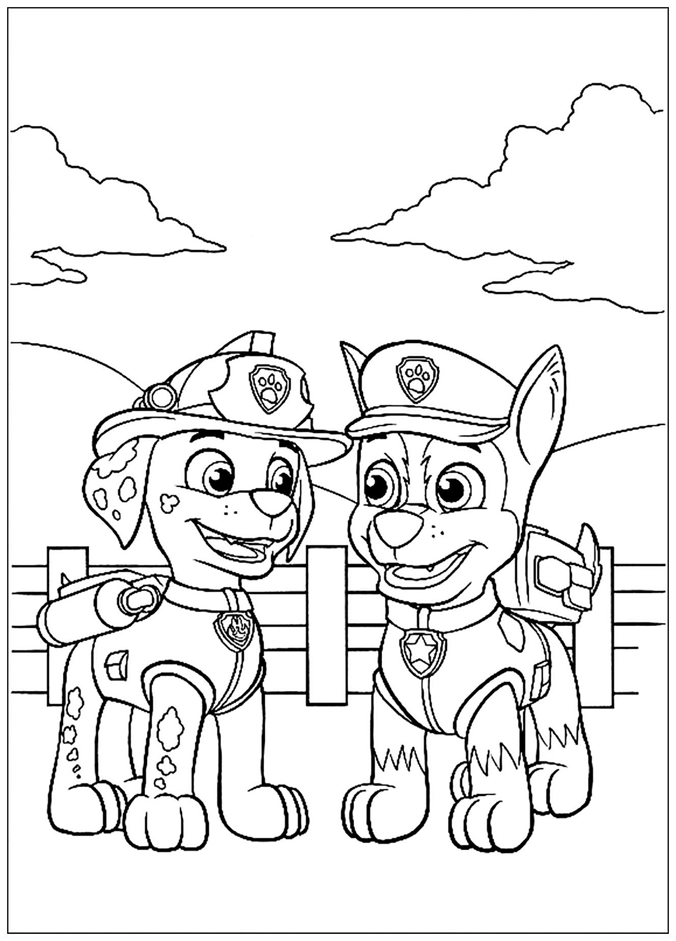 Paw Patrol Coloring Page Ideas: 100 Fun and Creative Designs for Kids 154