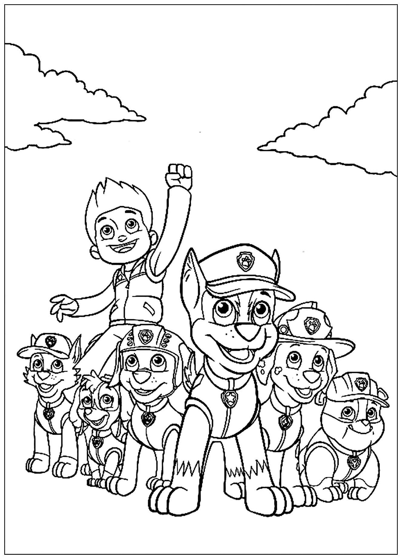 Paw Patrol Coloring Page Ideas: 100 Fun and Creative Designs for Kids 25