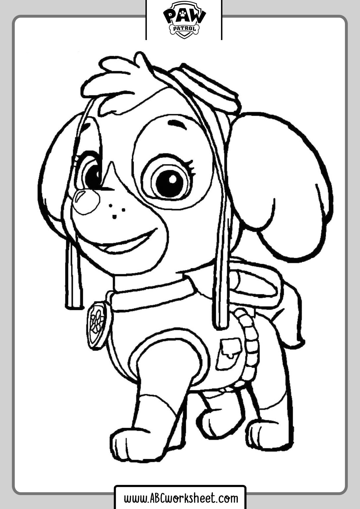 Paw Patrol Coloring Page Ideas: 100 Fun and Creative Designs for Kids 3