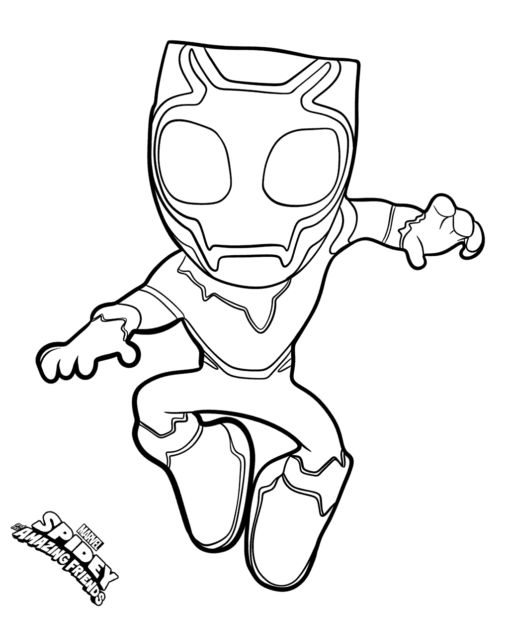 110+ Spidey and His Amazing Friends Coloring Pages for Marvel Fans 13