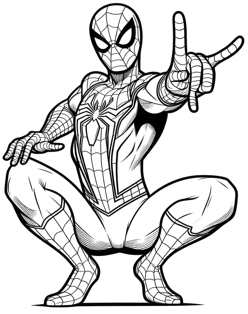 110+ Spidey and His Amazing Friends Coloring Pages for Marvel Fans 53