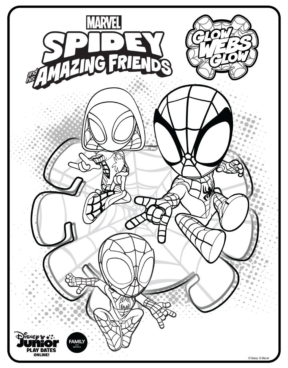 110+ Spidey and His Amazing Friends Coloring Pages for Marvel Fans 75