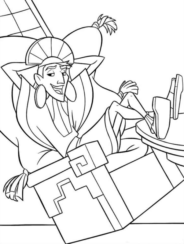 120 Emperors New Groove Coloring Pages Printable 105