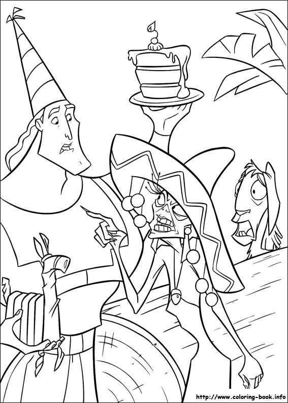 120 Emperors New Groove Coloring Pages Printable 109