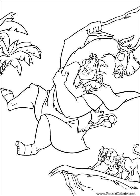 120 Emperors New Groove Coloring Pages Printable 116