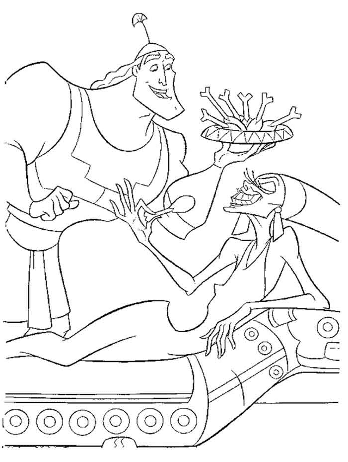 120 Emperors New Groove Coloring Pages Printable 118