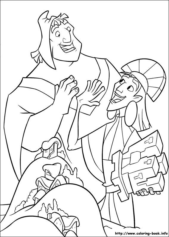 120 Emperors New Groove Coloring Pages Printable 119