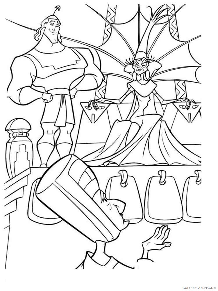 120 Emperors New Groove Coloring Pages Printable 37