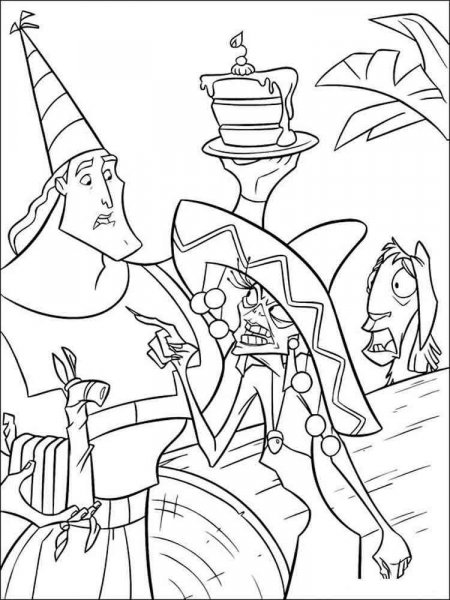 120 Emperors New Groove Coloring Pages Printable 39