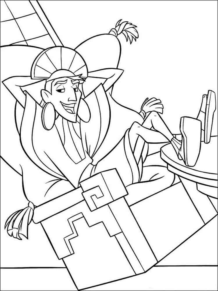 120 Emperors New Groove Coloring Pages Printable 42