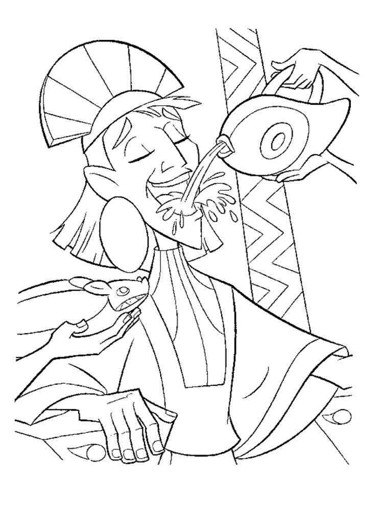 120 Emperors New Groove Coloring Pages Printable 45