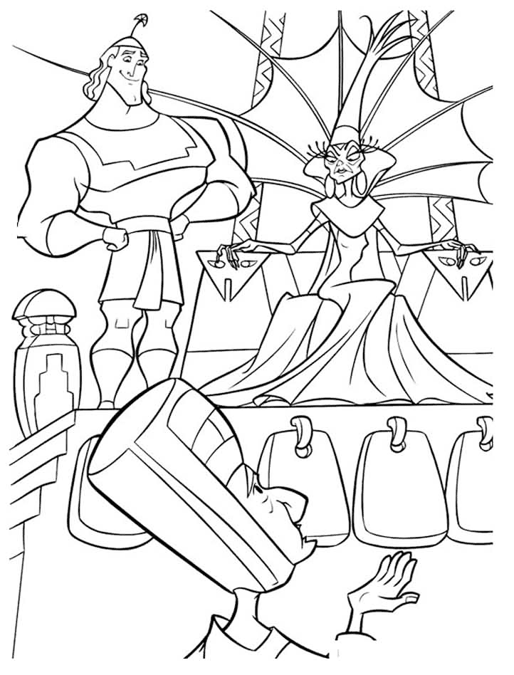 120 Emperors New Groove Coloring Pages Printable 49