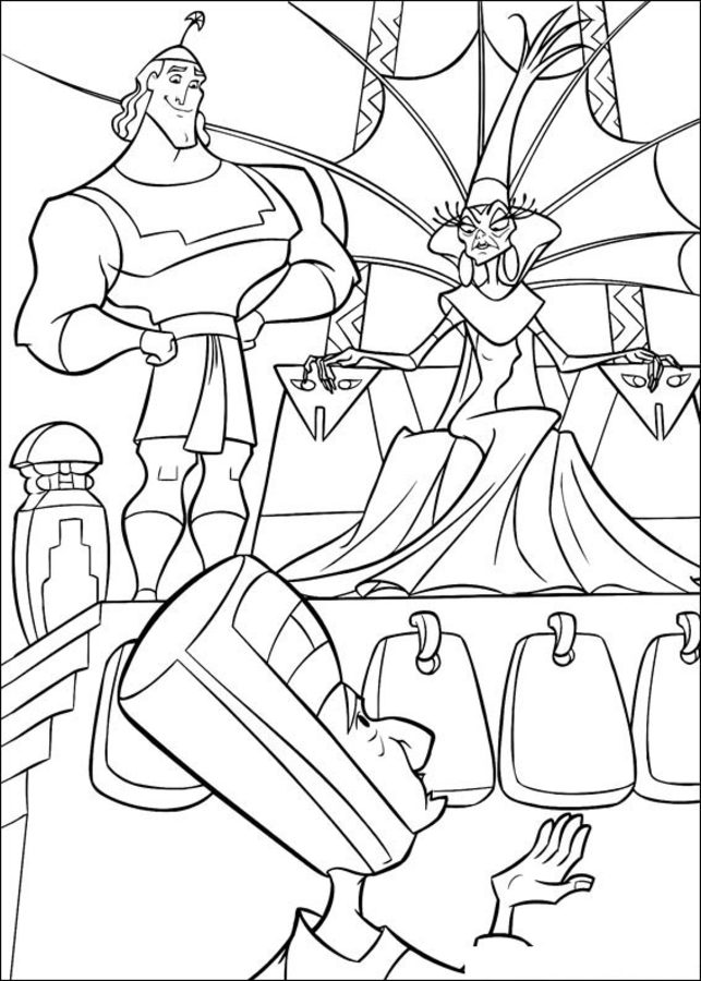 120 Emperors New Groove Coloring Pages Printable 50