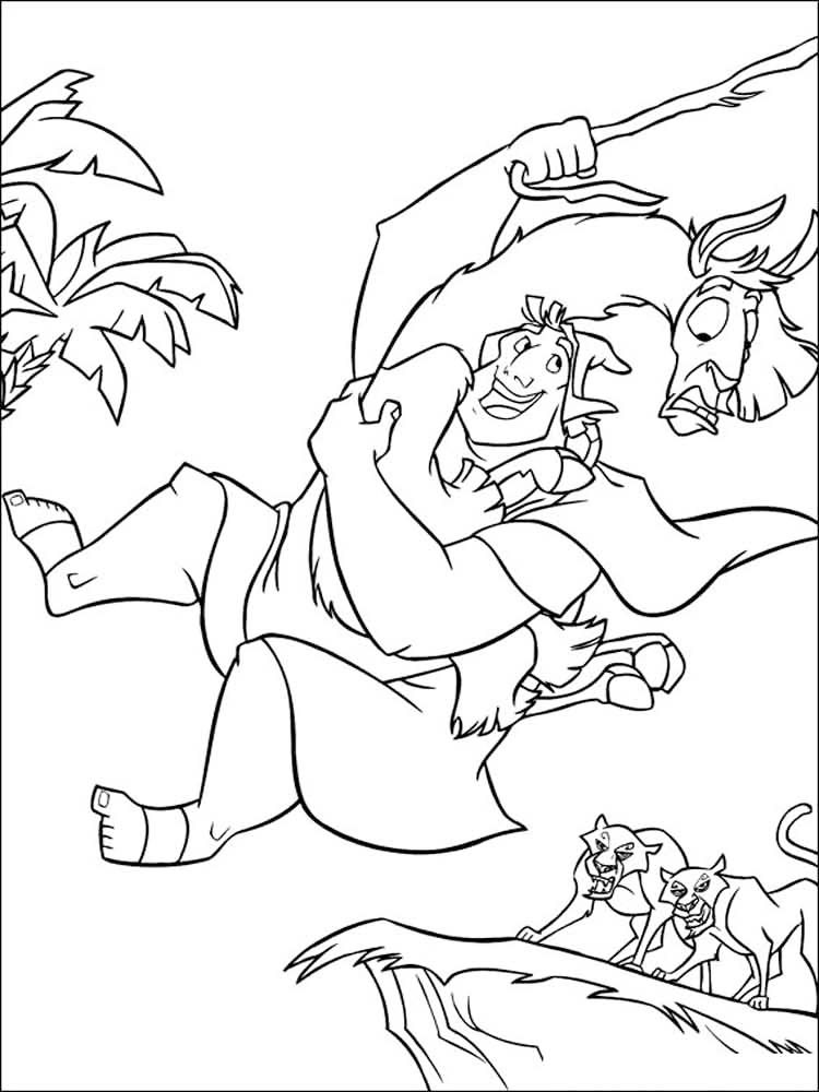 120 Emperors New Groove Coloring Pages Printable 6