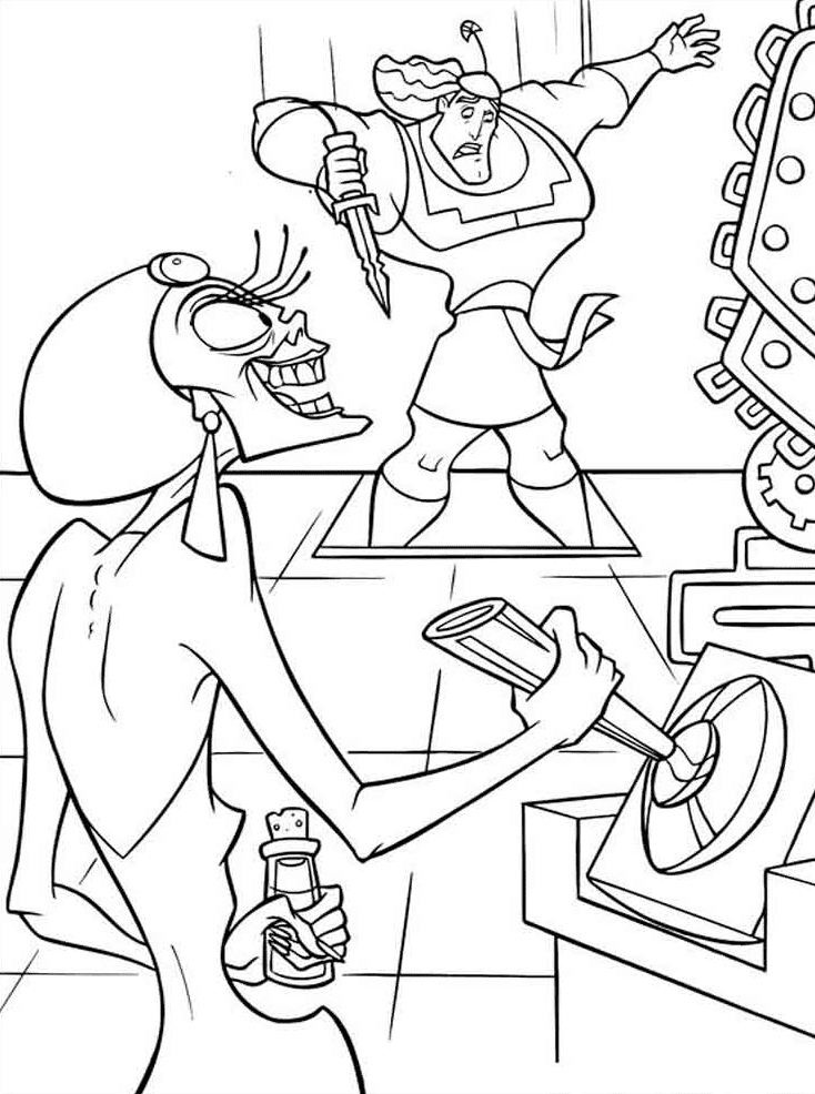 120 Emperors New Groove Coloring Pages Printable 69