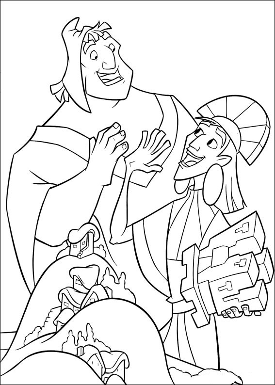 120 Emperors New Groove Coloring Pages Printable 75