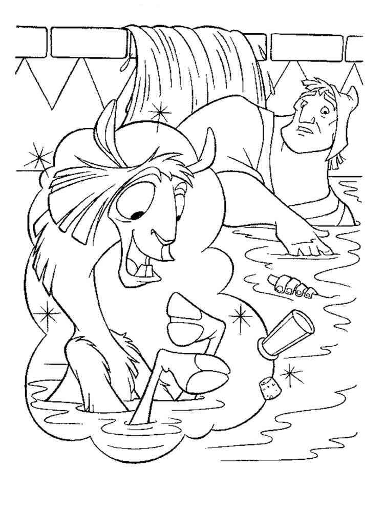 120 Emperors New Groove Coloring Pages Printable 86