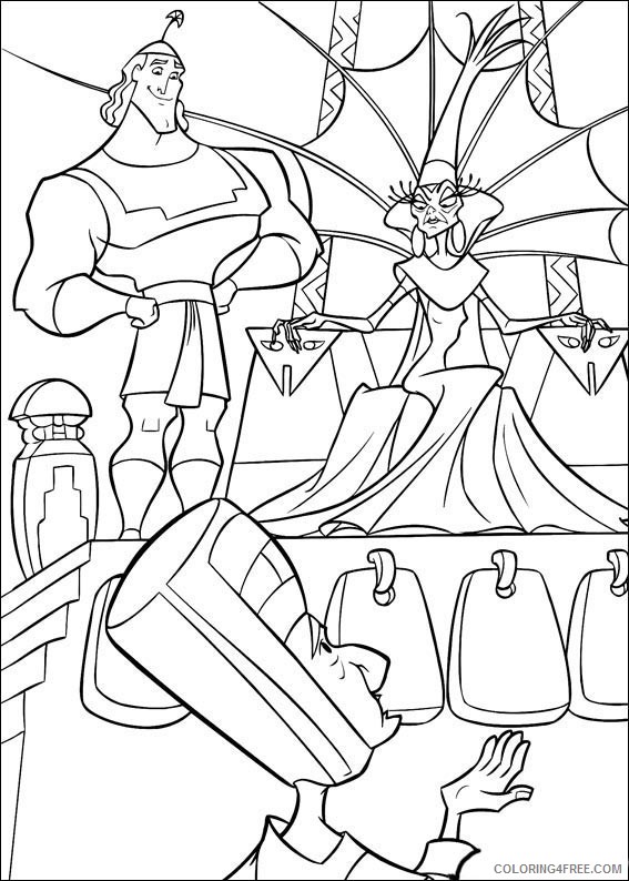 120 Emperors New Groove Coloring Pages Printable 91