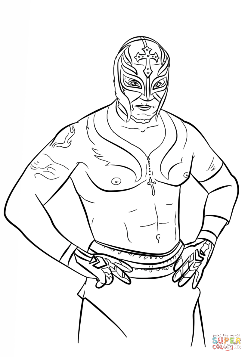 120+ WWE Coloring Pages for Wrestling Fans 10