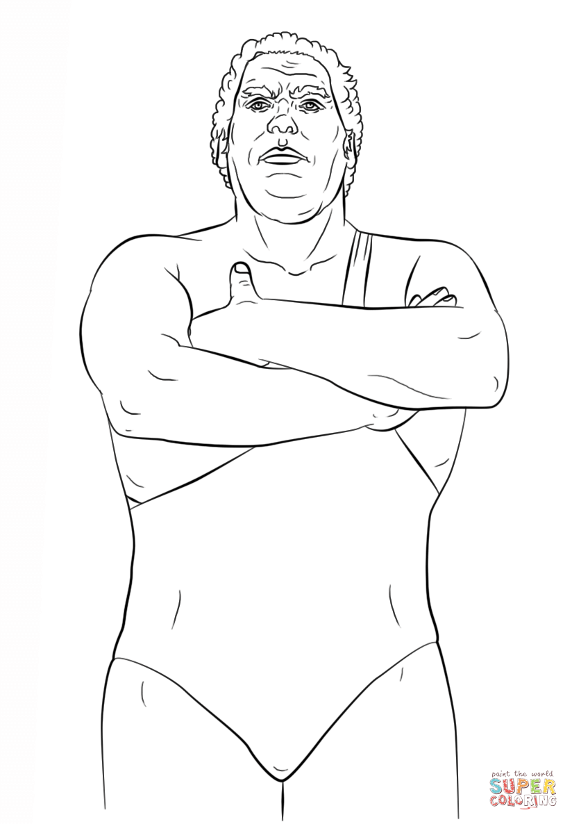 120+ WWE Coloring Pages for Wrestling Fans 14