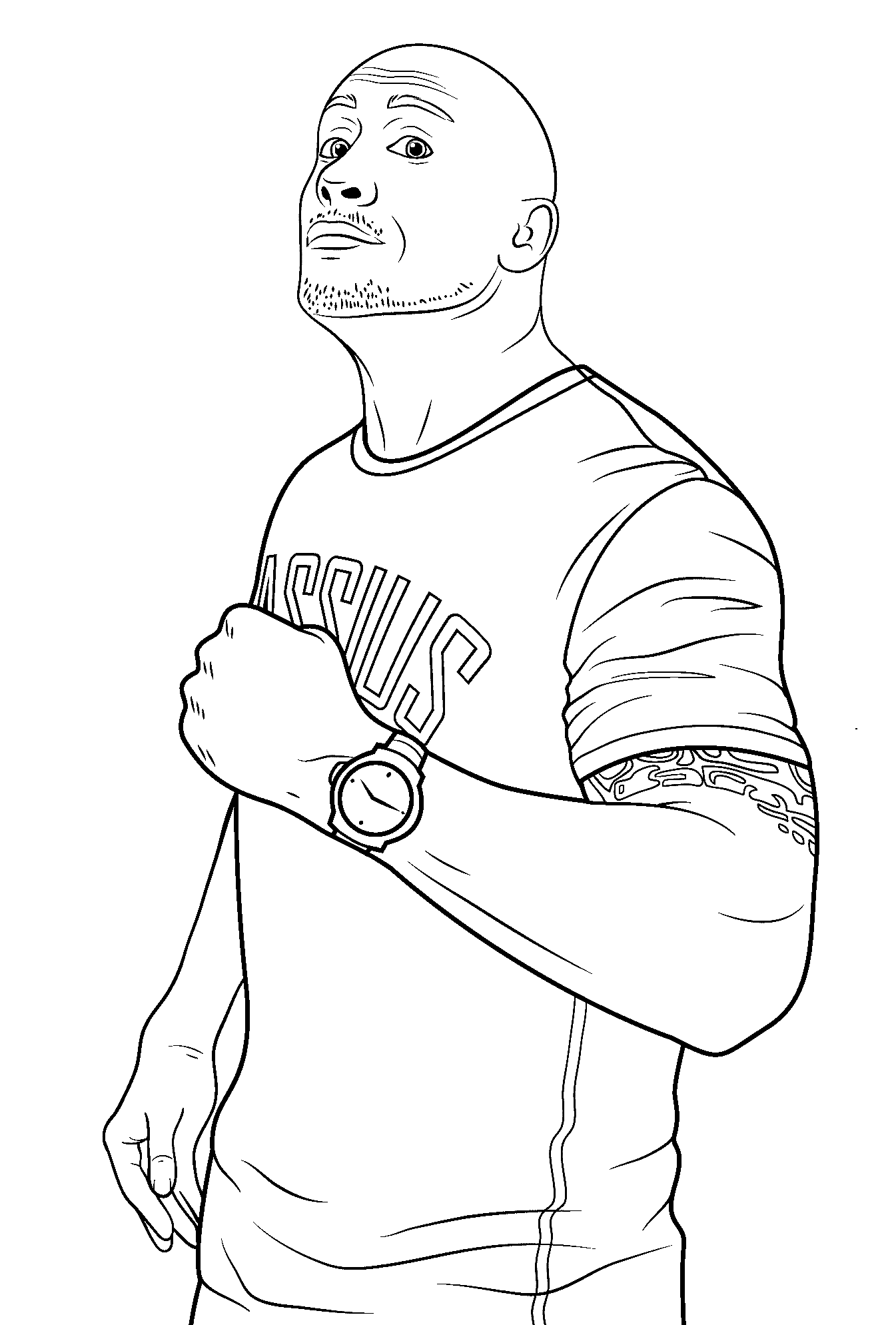 120+ WWE Coloring Pages for Wrestling Fans 16